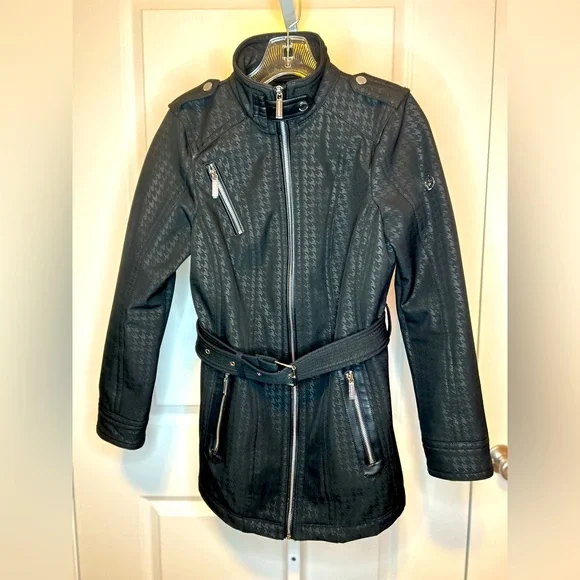 Michael Kors Missy Belted Jacket Size XS Great Used Condition - Picture 8 of 10